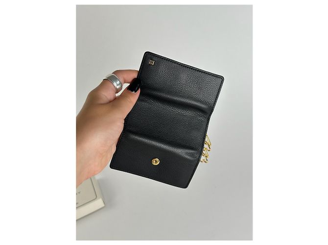 Vintage Givenchy Leather key Holder black - view 4