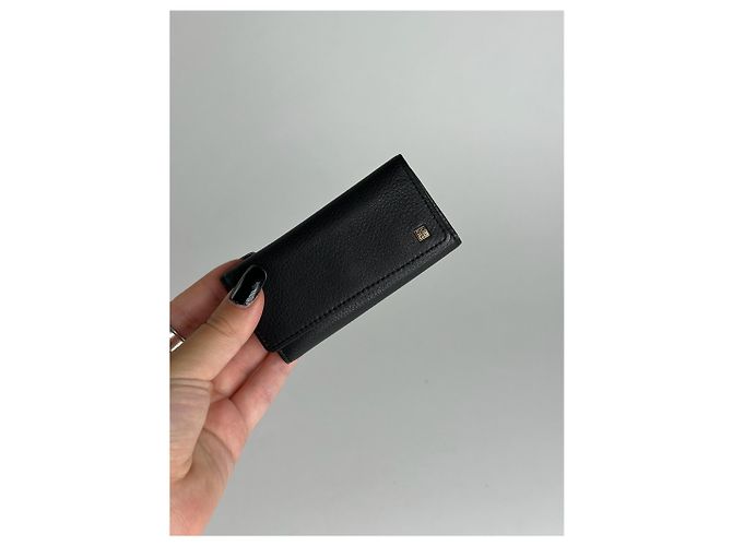 Vintage Givenchy Leather key Holder black - view 7