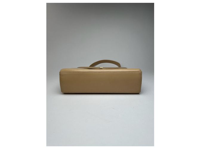 Vintage Givenchy Ledertasche beige - Ansicht 10