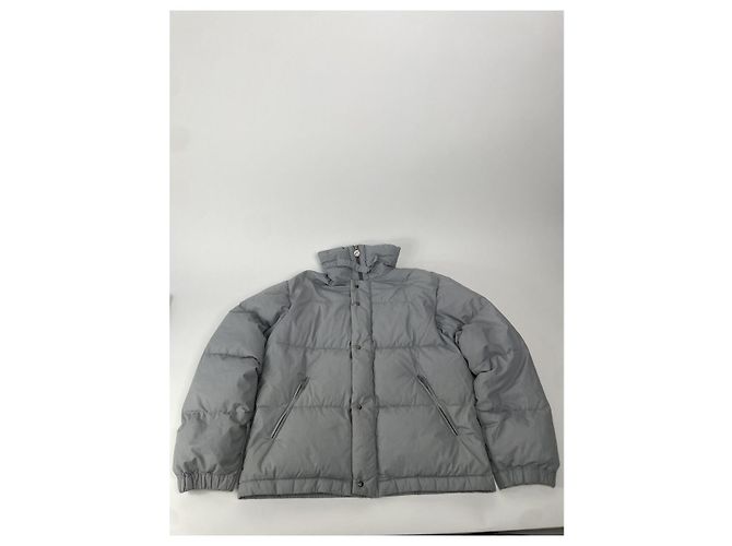 Moncler klassische graue Polyesterjacke - Ansicht 4