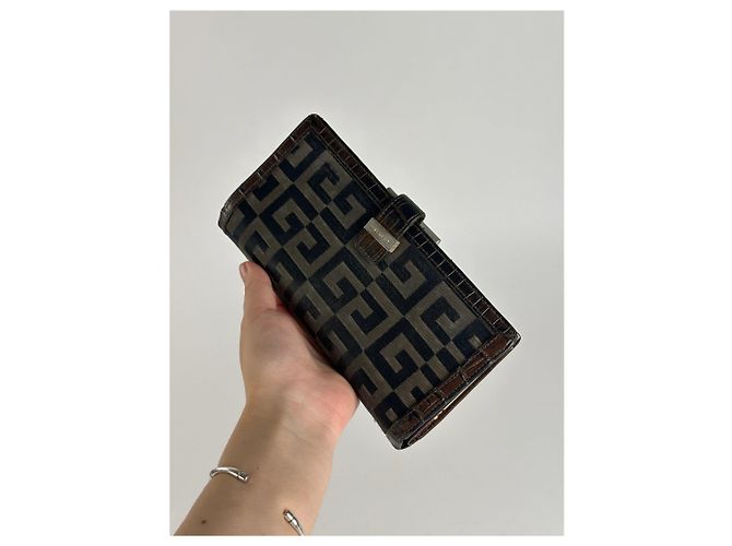 Cartera Monograma Vintage Givenchy Negro - vista 10