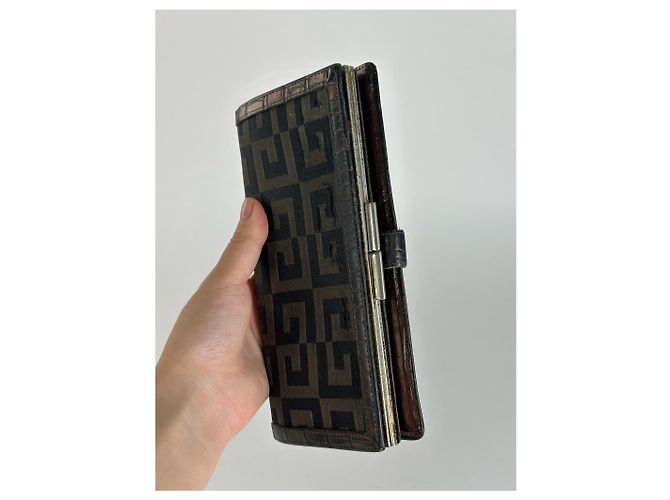 Cartera Monograma Vintage Givenchy Negro - vista 9