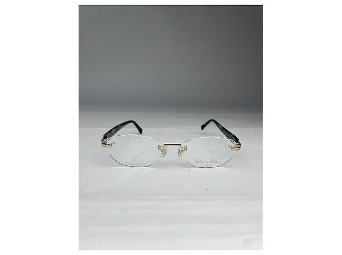 Autre Marque Occhiali da sole in plastica nera Nero - vista 2