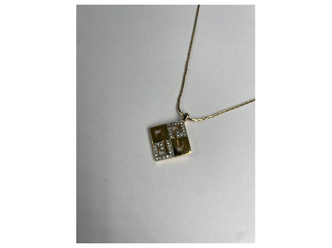 Collana in acciaio dorato Givenchy D'oro - vista 2