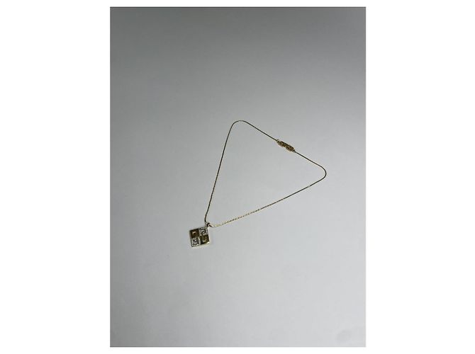 Collana in acciaio dorato Givenchy D'oro - vista 4