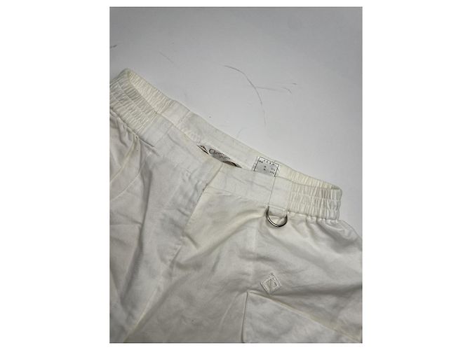 Pantaloni corti in lino bianco Dior - vista 2