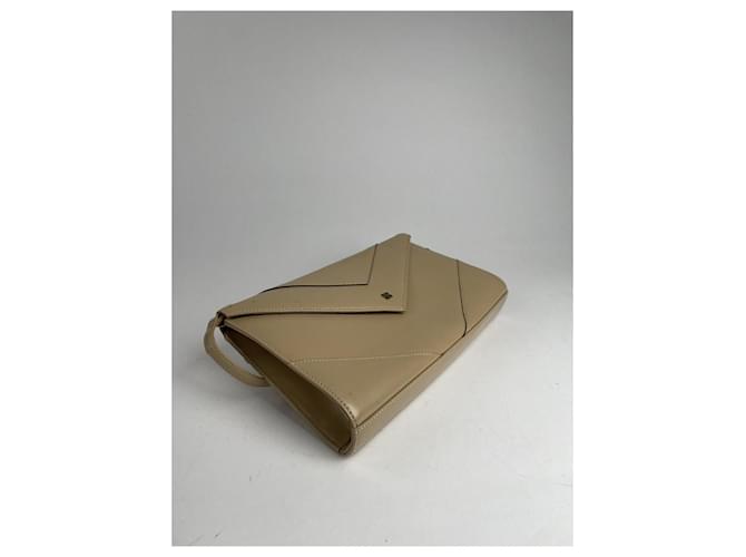Borsa in pelle cammello Givenchy 4G - vista 3
