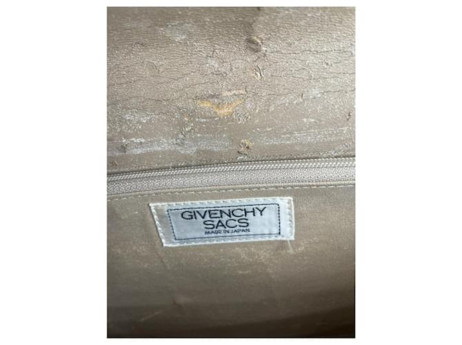 Borsa in pelle cammello Givenchy 4G - vista 4
