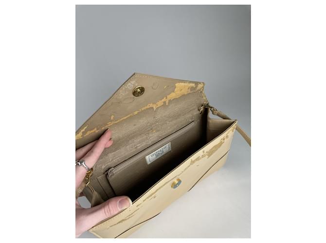 Borsa in pelle cammello Givenchy 4G - vista 5