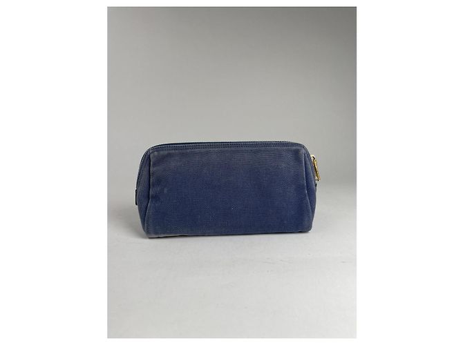 Sac à main en denim bleu marine Prada - Jeans - vue 4