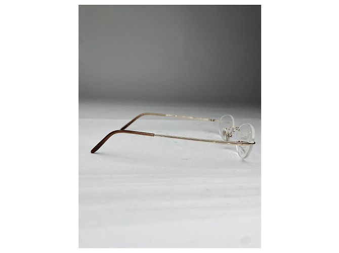 Autre Marque Gafas de sol de metal dorado - vista 3