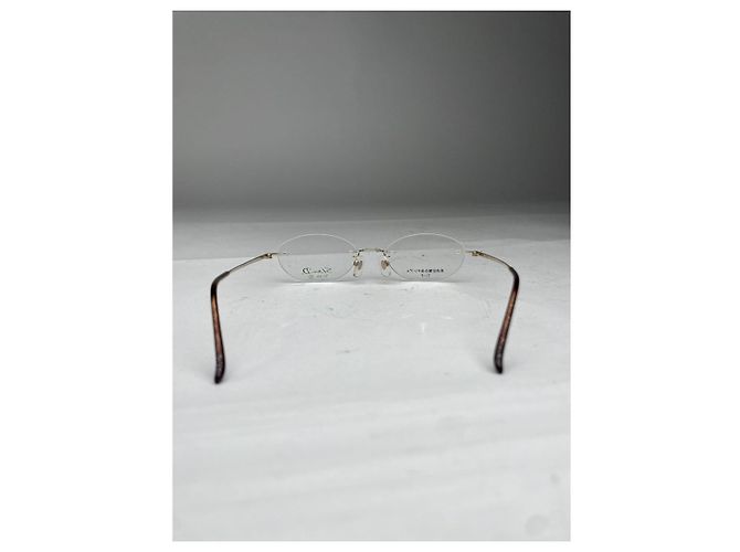 Autre Marque Gafas de sol de metal dorado - vista 5