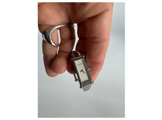 Reloj Gucci Horsebit de acero plateado Plata - vista 2
