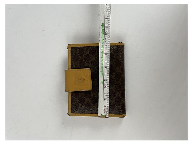 Céline Cartera de cuero marrón Celine Triomphe Castaño - vista 4