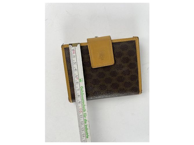 Céline Cartera de cuero marrón Celine Triomphe Castaño - vista 5