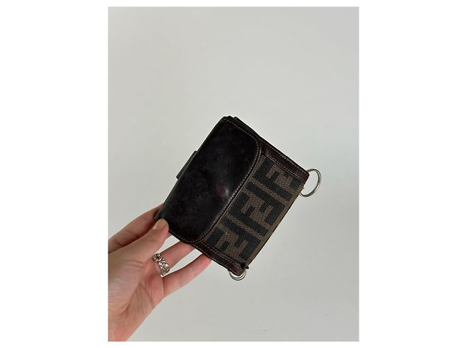 Portafoglio Vintage Fendi Roma Monogramma Marrone - vista 11