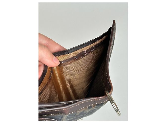 Portafoglio Vintage Fendi Roma Monogramma Marrone - vista 5