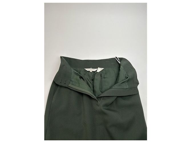 Gonna in lana vintage Dior verde M - vista 11