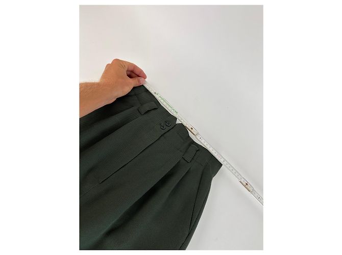Gonna in lana vintage Dior verde M - vista 6