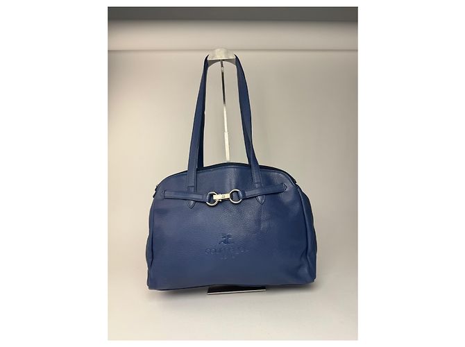 Vintage Courreges Ledertasche blau - Ansicht 10