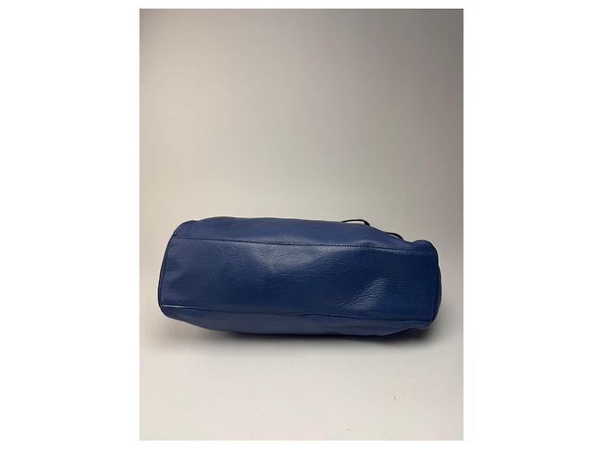 Vintage Courreges Ledertasche blau - Ansicht 13