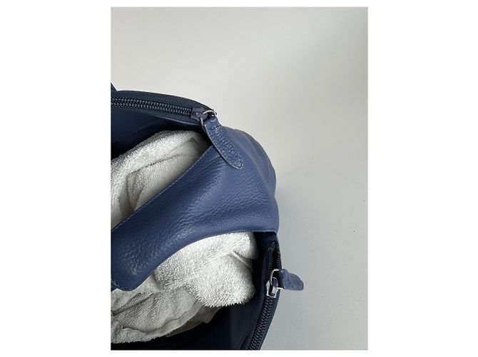 Vintage Courreges Ledertasche blau - Ansicht 5