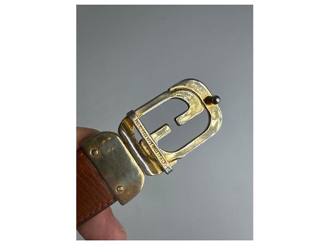 Vintage Gucci Ledergürtel schwarz - Ansicht 4