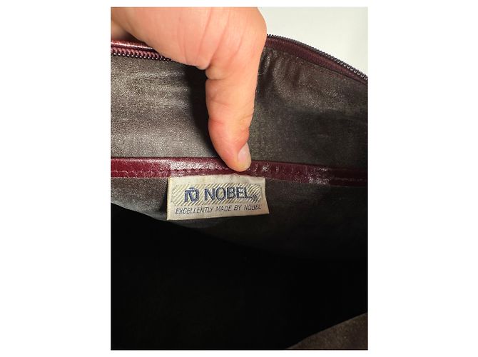 Vintage Givenchy Mini Boston Tasche burgunderrot Bordeaux - Ansicht 4