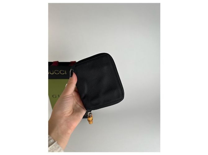 Vintage Gucci Bamboo Wallet black - view 12