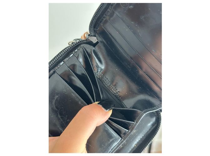 Vintage Gucci Bamboo Wallet black - view 13
