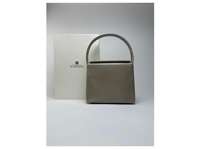 Vintage Givenchy Patentleder 4G Tasche grau - Ansicht 2