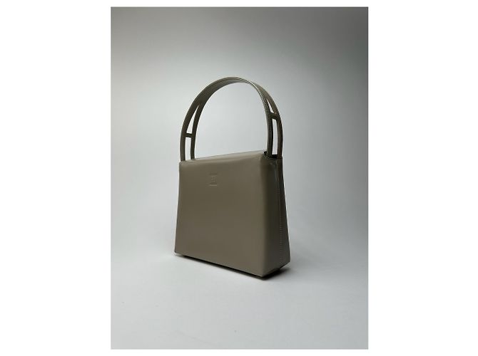 Vintage Givenchy Patentleder 4G Tasche grau - Ansicht 6