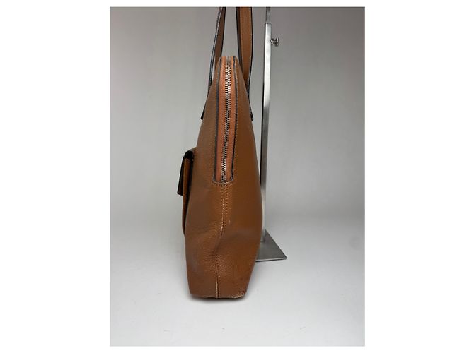 Céline Sac à main en cuir vintage Celine Paris marron - vue 10