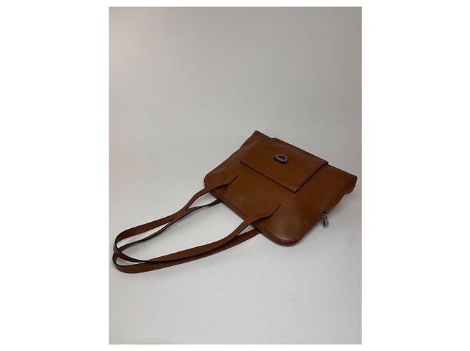 Céline Sac à main en cuir vintage Celine Paris marron - vue 13