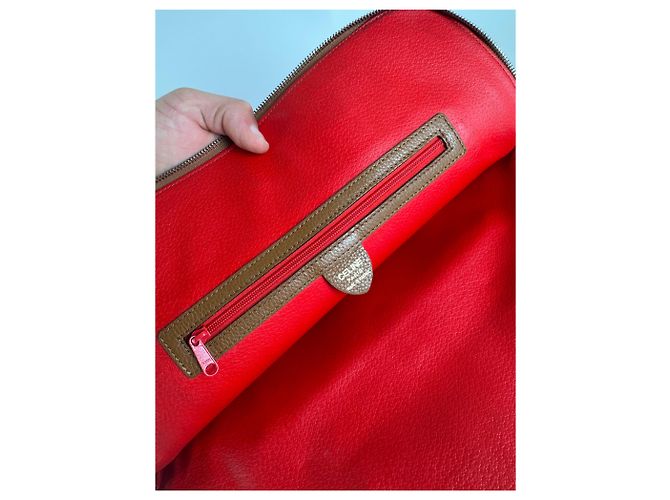 Céline Sac à main en cuir vintage Celine Paris marron - vue 5
