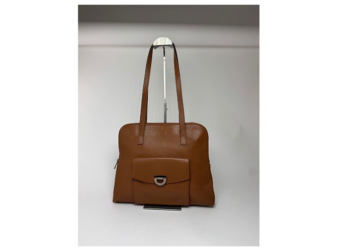 Céline Sac à main en cuir vintage Celine Paris marron - vue 7