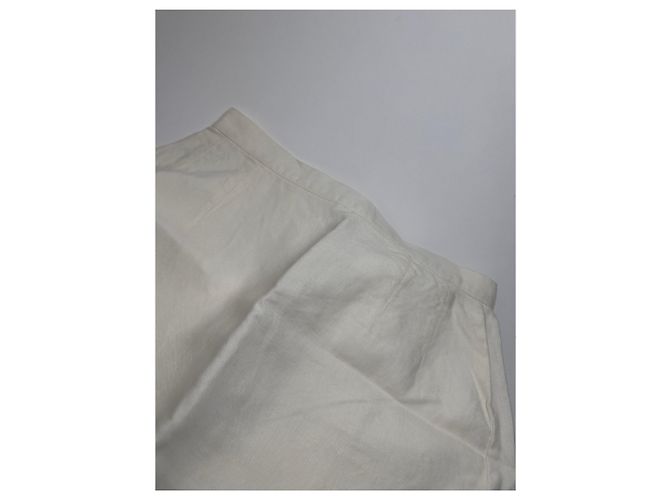 Falda vintage Dior blanca M Blanco - vista 14