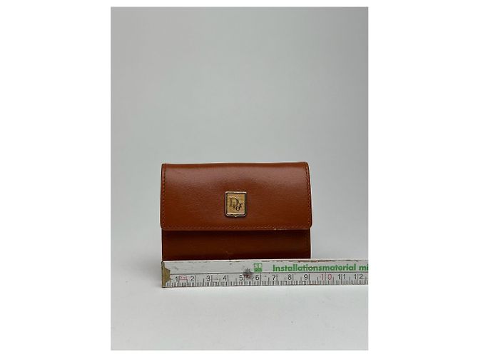 Vintage Dior Leather card holder brown - view 11