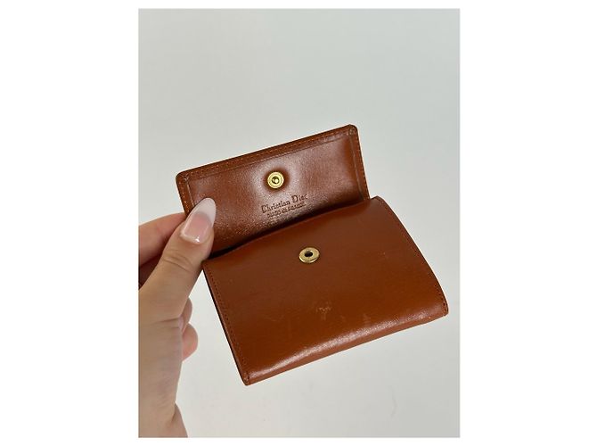 Vintage Dior Leather card holder brown - view 3