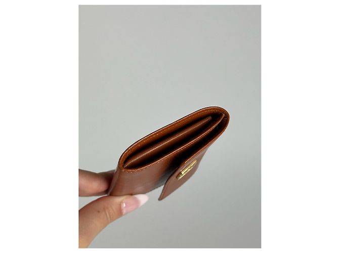 Vintage Dior Leather card holder brown - view 6