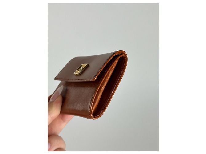 Vintage Dior Leather card holder brown - view 7