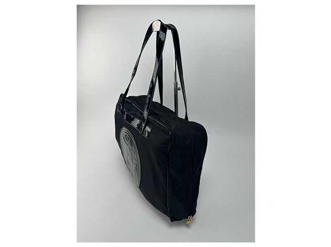 Borsa da viaggio vintage Fendi Roma nera Nero - vista 15