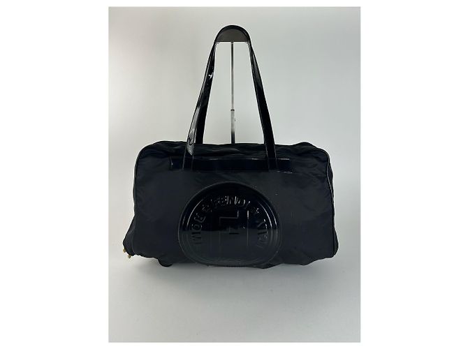 Borsa da viaggio vintage Fendi Roma nera Nero - vista 8