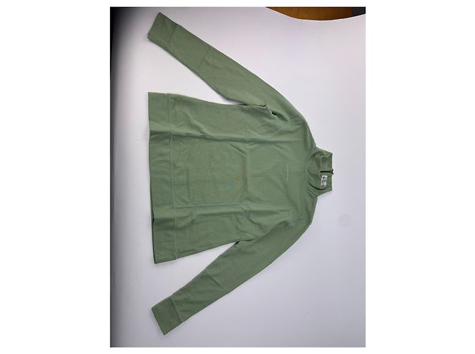 Vintage Balenciaga Rollkragenpullover grün M - Ansicht 4