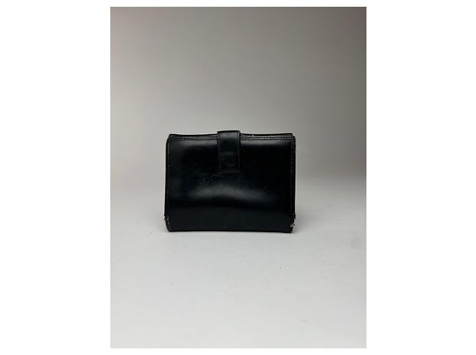 Vintage Loewe Anagram Leather wallet black - view 12