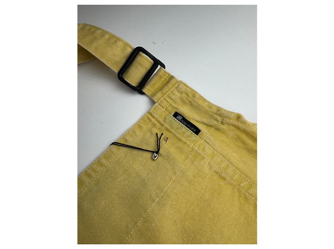 Abito in cotone vintage Issey Miyake giallo M - vista 11