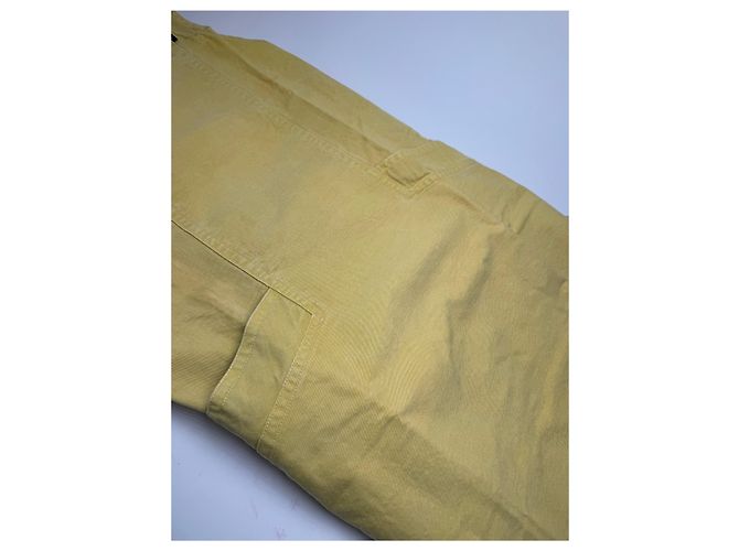 Abito in cotone vintage Issey Miyake giallo M - vista 12