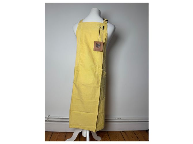 Abito in cotone vintage Issey Miyake giallo M - vista 15