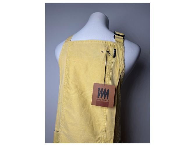 Abito in cotone vintage Issey Miyake giallo M - vista 4
