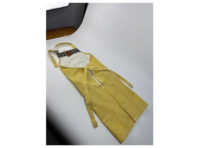 Abito in cotone vintage Issey Miyake giallo M - vista 5